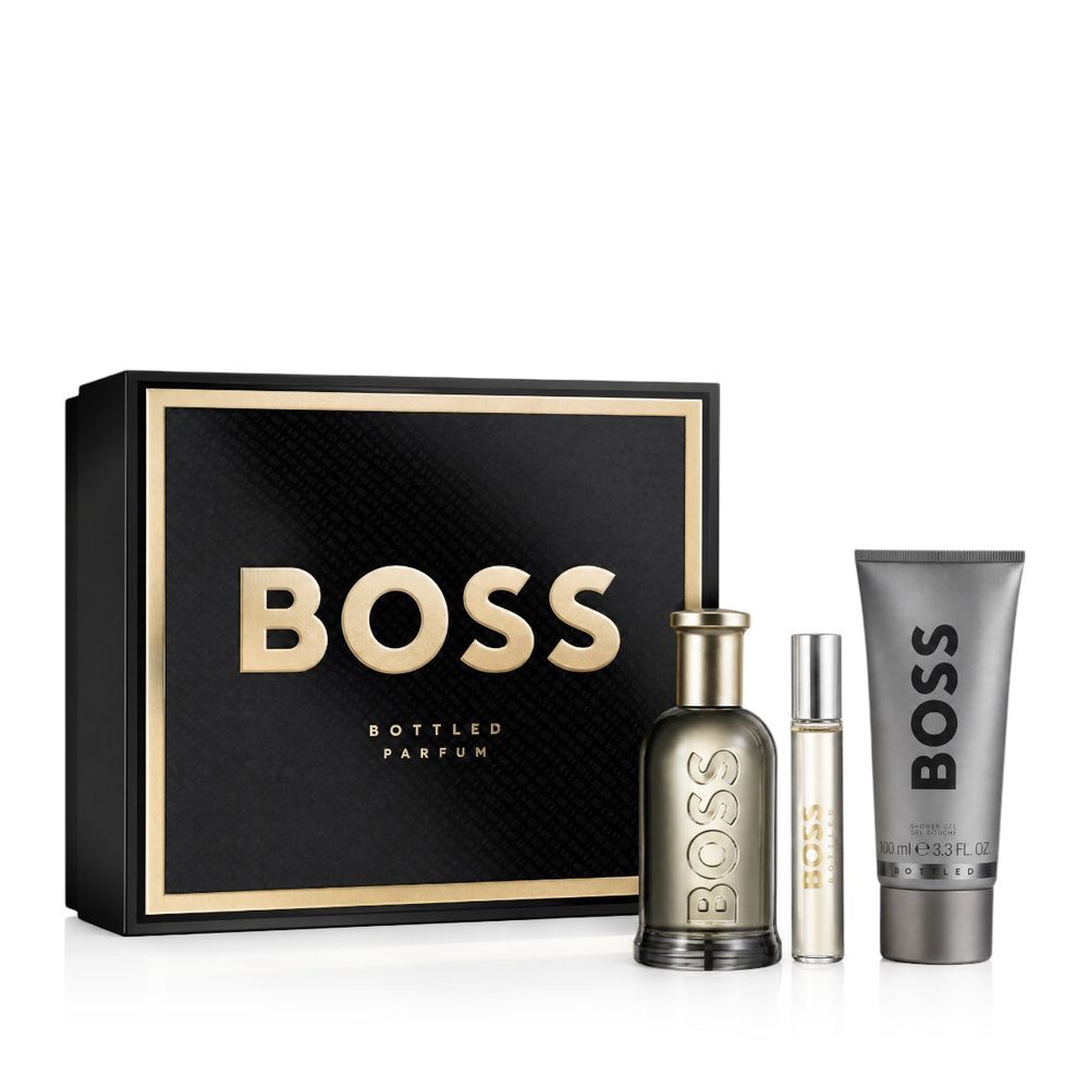 Hugo Boss Boss Boss Bottled Parfum Parfum 100 ml + Parfum MINI 10 ml + SG 100 ml (man) 1 pcs