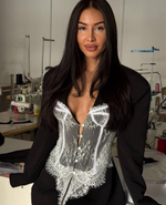 Жакет "Белоснежка", черный