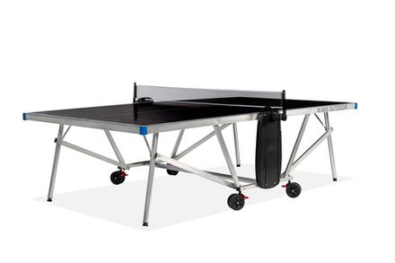 Теннисный стол всепогодный "W-800 Outdoor" (274 х 152,5 х 76 см) алюминиевый, с комплектом (сетка, 2 ракетки, 6 шариков )