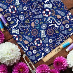 Ткань флис мелкое морское оборудование