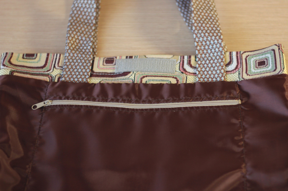 Гобеленовая сумка Квадраты (39х39х12)