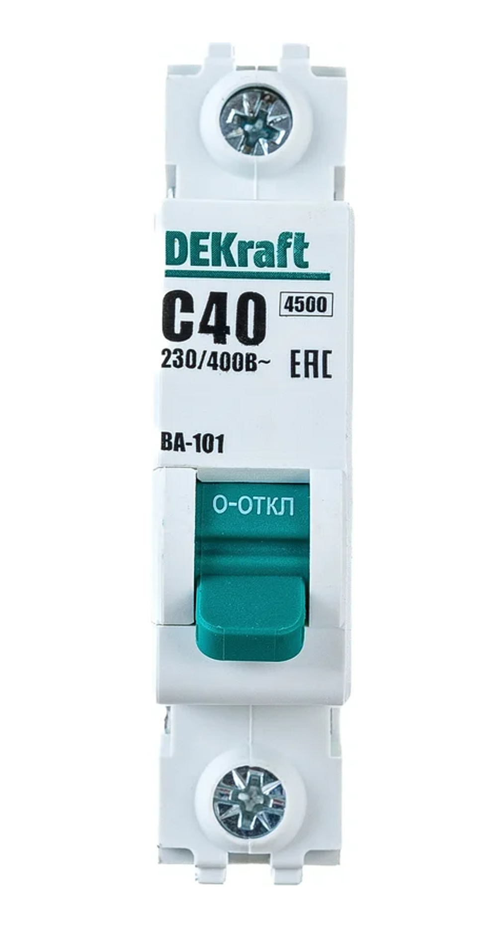 Dekraft Авт.выкл. 1Р 40А 4,5кА C