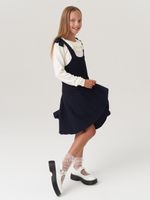 Сарафан школьный для девочки AT972-218 синий