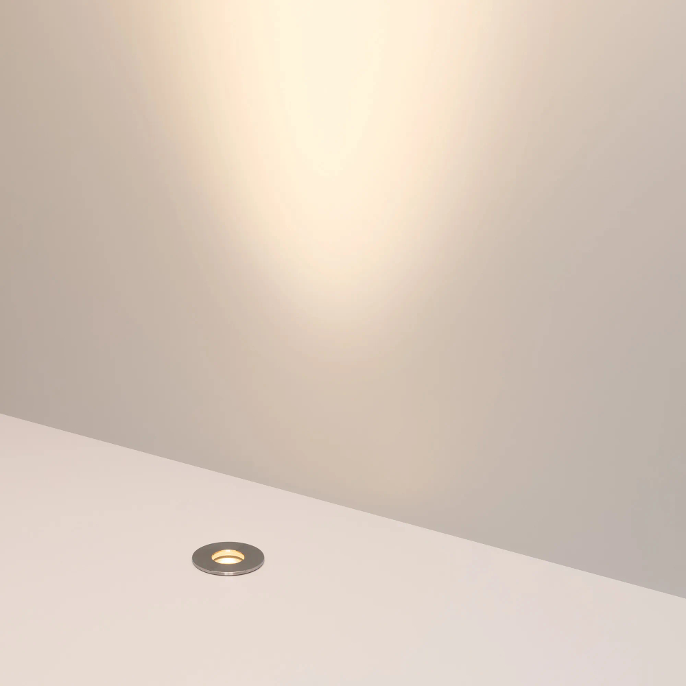 Светильник ART-GROUND-R40-3W Warm3000 (SL, 36 deg, 24V) (Arlight, IP67 Металл, 3 года) 048820