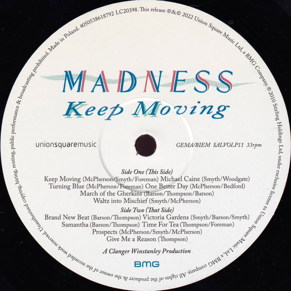 Madness / Keep Moving (LP)