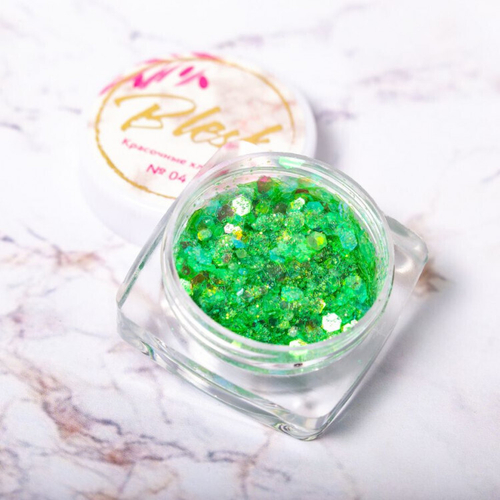 Blesk, Дизайн для ногтей "Красочные хлопья" №04