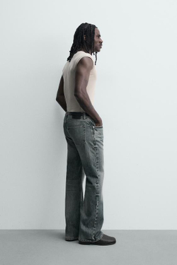 ZARA ДЖИНСЫ FLARE FIT, ЧЕРНИЛЬНО-СИНИЙ