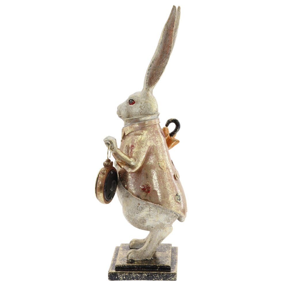GAEM Фигурка декоративная "Кролик" с часами (LR44x1), L15 W12 H37,5 см