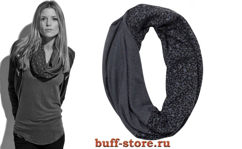 Шарф URBAN Buff Soulmate Black Фото 1