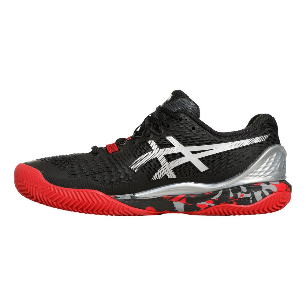 Мужские теннисные кроссовки ASICS GEL-Resolution 9 Clay Court Shoe Men - Black, Silver