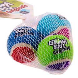 Игрушка "Мяч" (с пищалкой) в наборе 3 шт (теннисная резина) - для собак (GiGwi 75337, 75338, 75339, 75340)