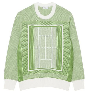 Куртка теннисная Lacoste Court Graphic - green/white