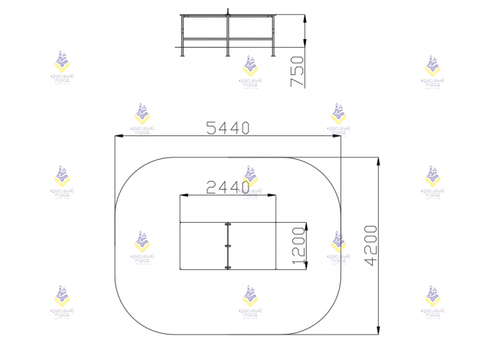 Теннисный стол ламинированная фанера