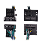 Комплект рамки с разъёмами 9"+can Mercedes S-class W220 1998-2005 орех - Car-Smart 220W