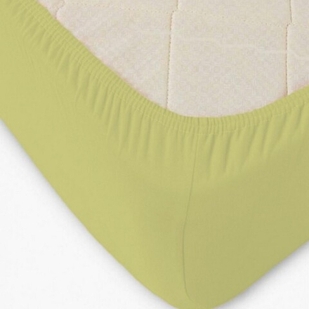 Простыня трикотажная на резинке "IS. ПЕСОЧНАЯ", борт 20 см, 100% хлопок, Россия.