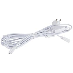 Разветвитель сетевой для линейных светильников ЭРА 5х IEC C5 3pin 2m для подключения 5 светильников