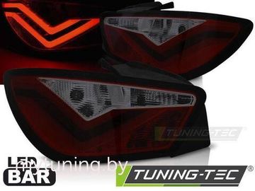 Задние фонари для Seat Ibiza 6J 3D (08-12) LED Red Smoke