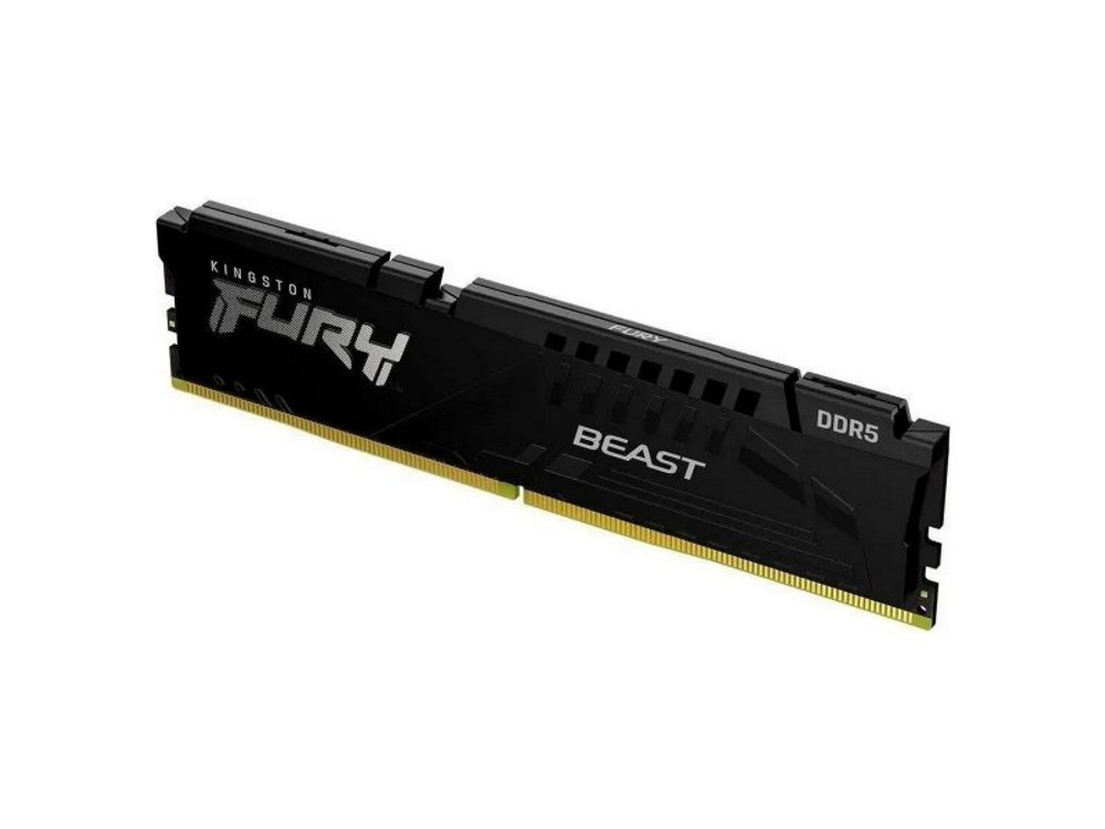 Оперативная память Kingston Fury Beast Black KF564C32BB-32, DDR5 1х 32ГБ 6400 МГц, DIMM, RTL