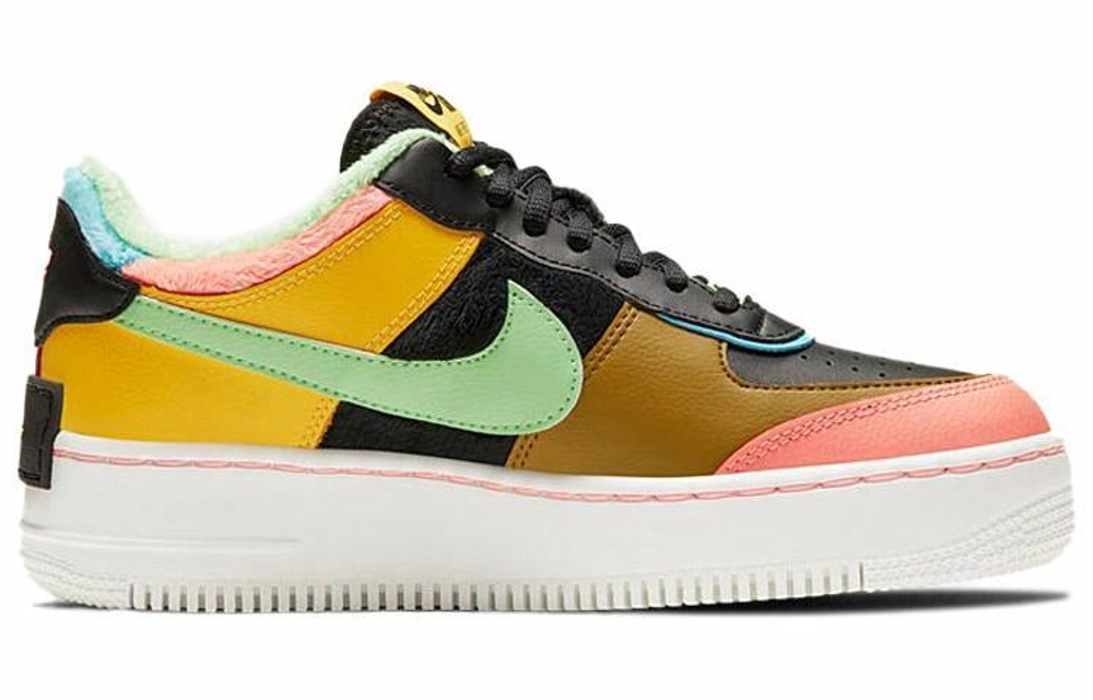 Кроссовки Nike Air Force 1 Low Shadow Se "Olive Flak" (Женская размерная сетка)