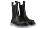 Bottega Veneta Tire Chelsea Short Chelsea Boots Men"s Black