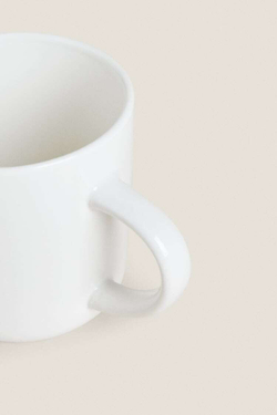 ZARA HOME КЕРАМИЧЕСКАЯ КРУЖКА, БЕЛЫЙ