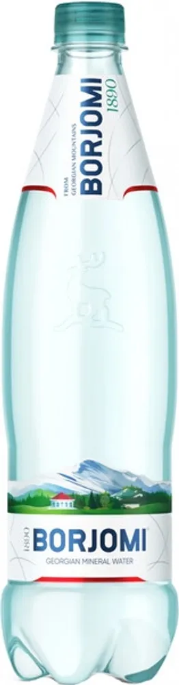 Вода природная минеральная Боржоми Газированная / Borjomi Sparkling 0.75 - пэт