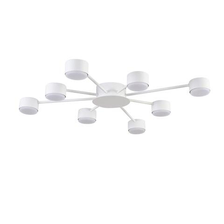 8343/8C COMFI LN26 252 белый, металл Люстра GX53 LED 8*7W 220V TORINA
