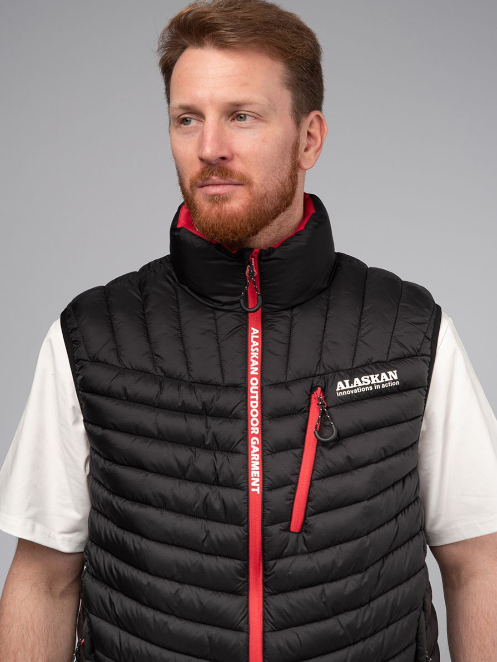 Жилет Alaskan Juneau X Brown XXXL утепленный стеганый