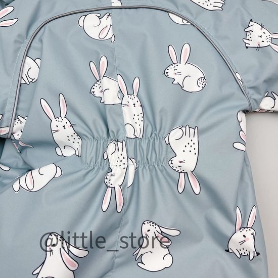 Комбинезон демисезонный "Зайчата" холодная мята