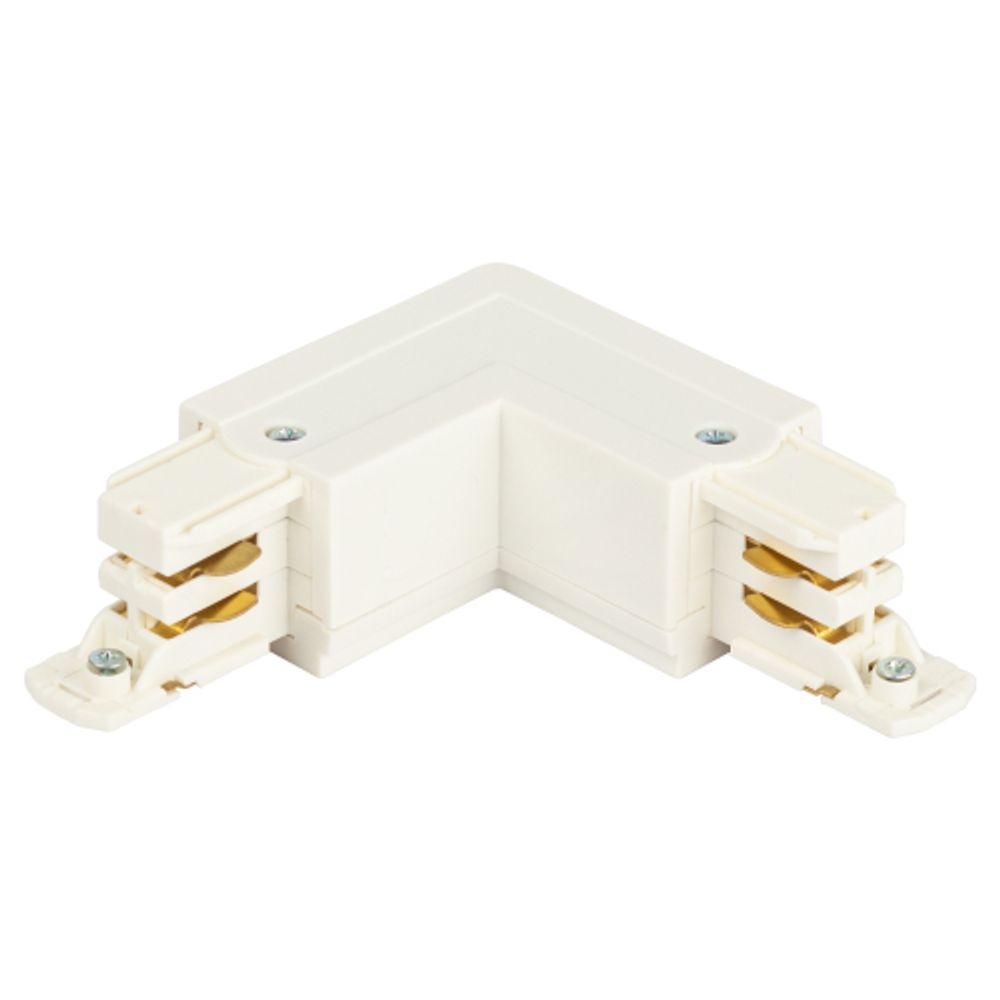 Коннектор питания ЭРА STR-30-W-CN-LI для трехфазного шинопровода угловой белый