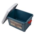 Ящик многофункц. особопрочный СЛЕДОПЫТ Expedition Box, 30 л, 500х360х320 мм, цв. зеленый/серый/3/