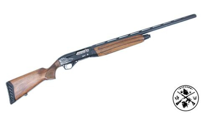 Ружье МР-155Т; Однозарядное исполнение; 12/76; 710 мм; Покрытие БФ+нигрозин; Дерево; Гравировка "лось и кабан"