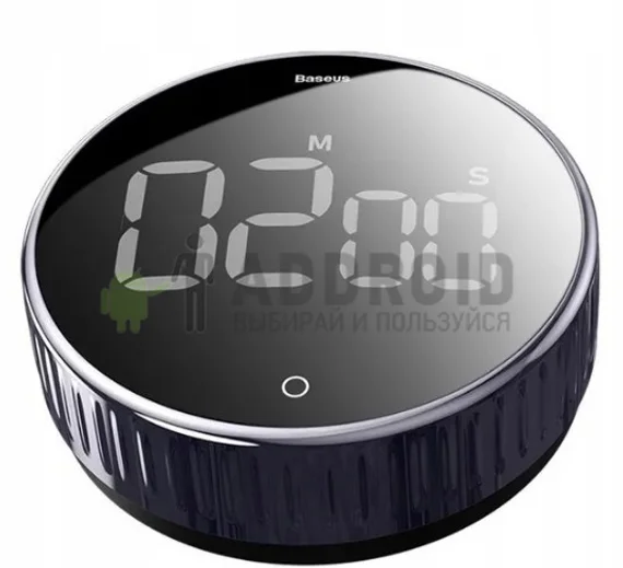 Таймер Baseus heyo rotation countdown timer (ACDJS-01) Черный