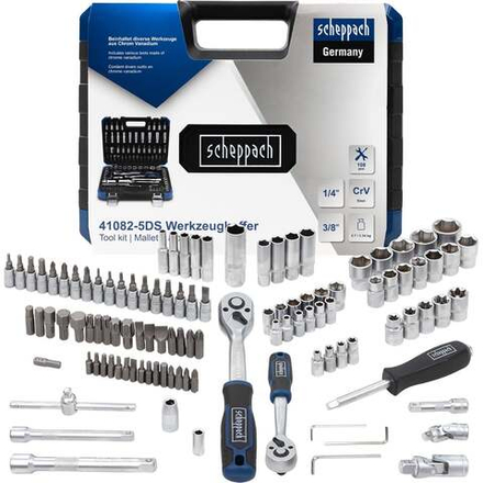 Набор инструментов Scheppach 1/4", 3/8", 108 предметов Sch-41082-5DS(60771)