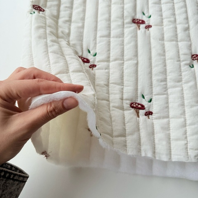 Курточная стежка Грибочки