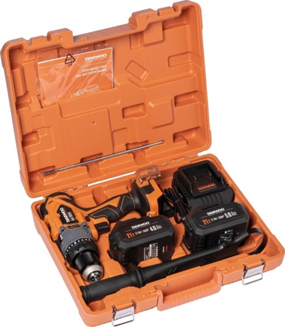 Дрель-шуруповерт аккумуляторная DAEWOO DAA 7521Li SET ударная