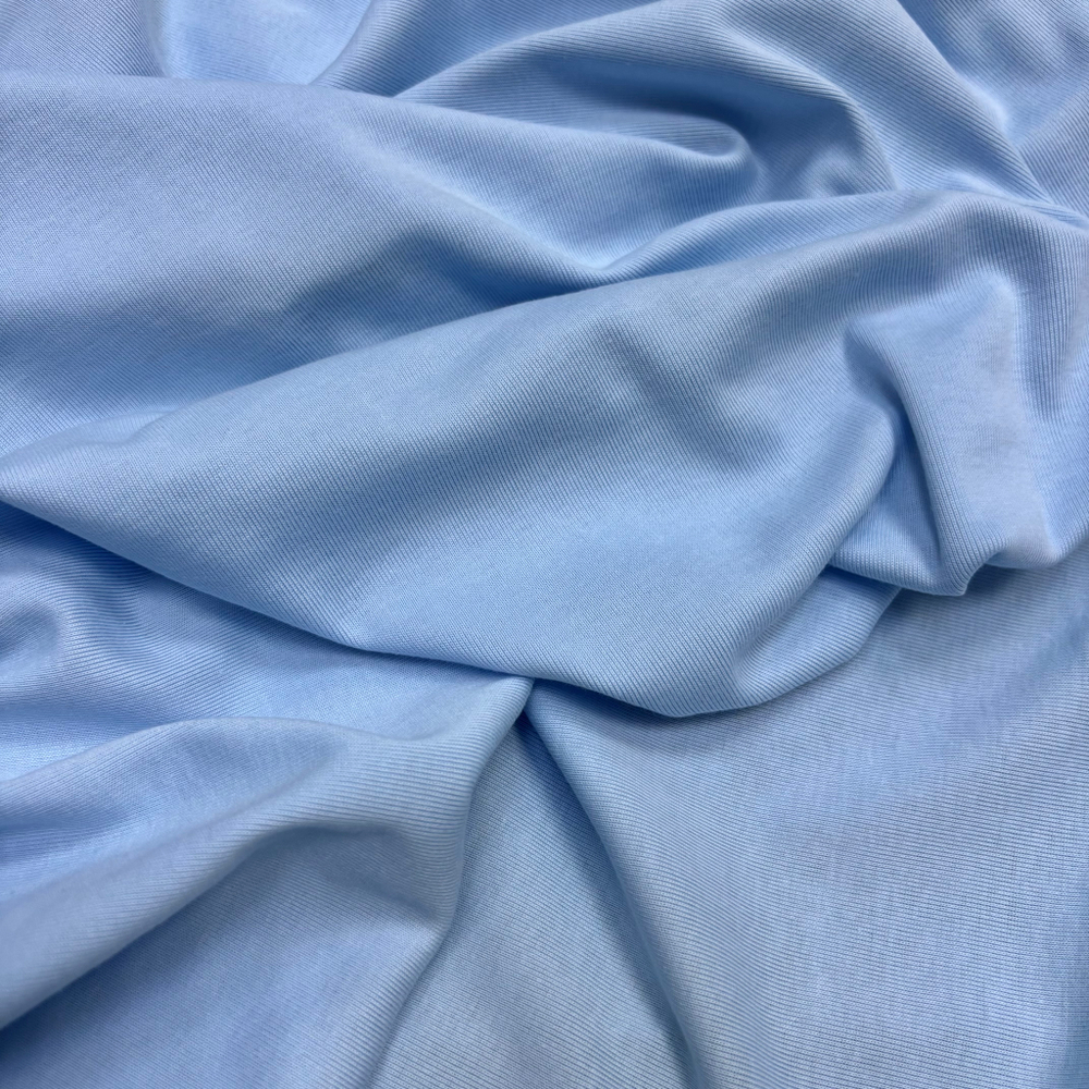 Трикотаж Кулирка компакт пенье Голубой