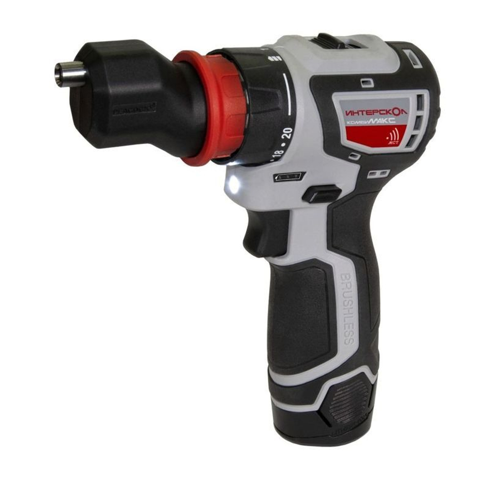 Шуруповерт Интерскол ДА-10/12В 2х2 Ач