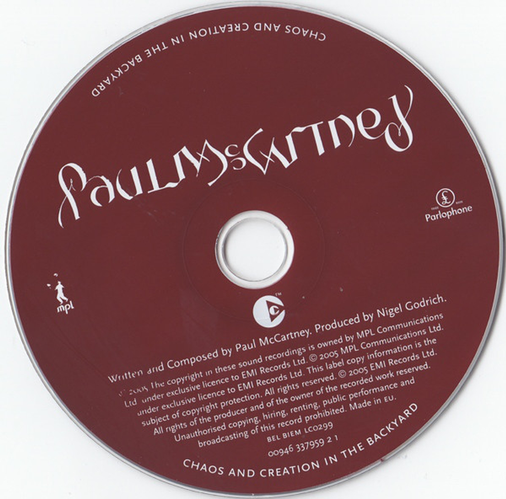 Paul McCartney / Chaos And Creation In The Backyard (CD)