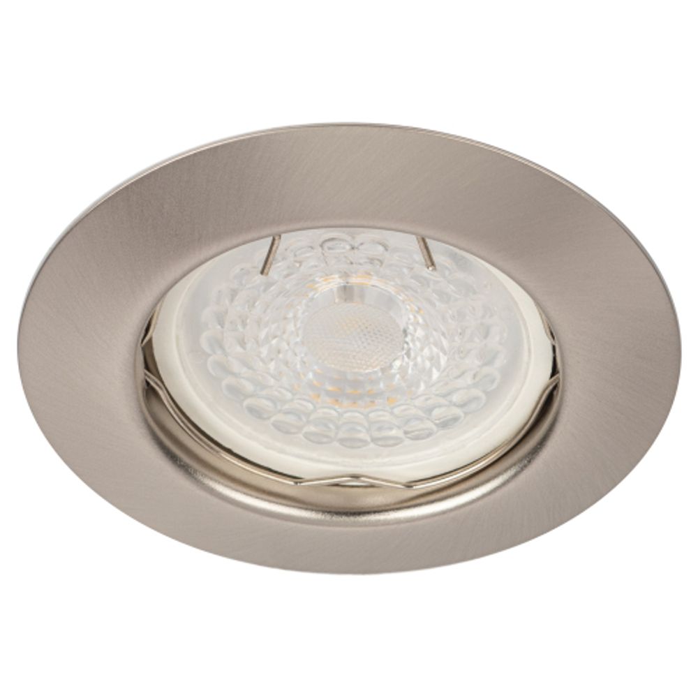 ST3 SN Светильник ЭРА штампованный MR16,12V/220V, 50W сатин никель