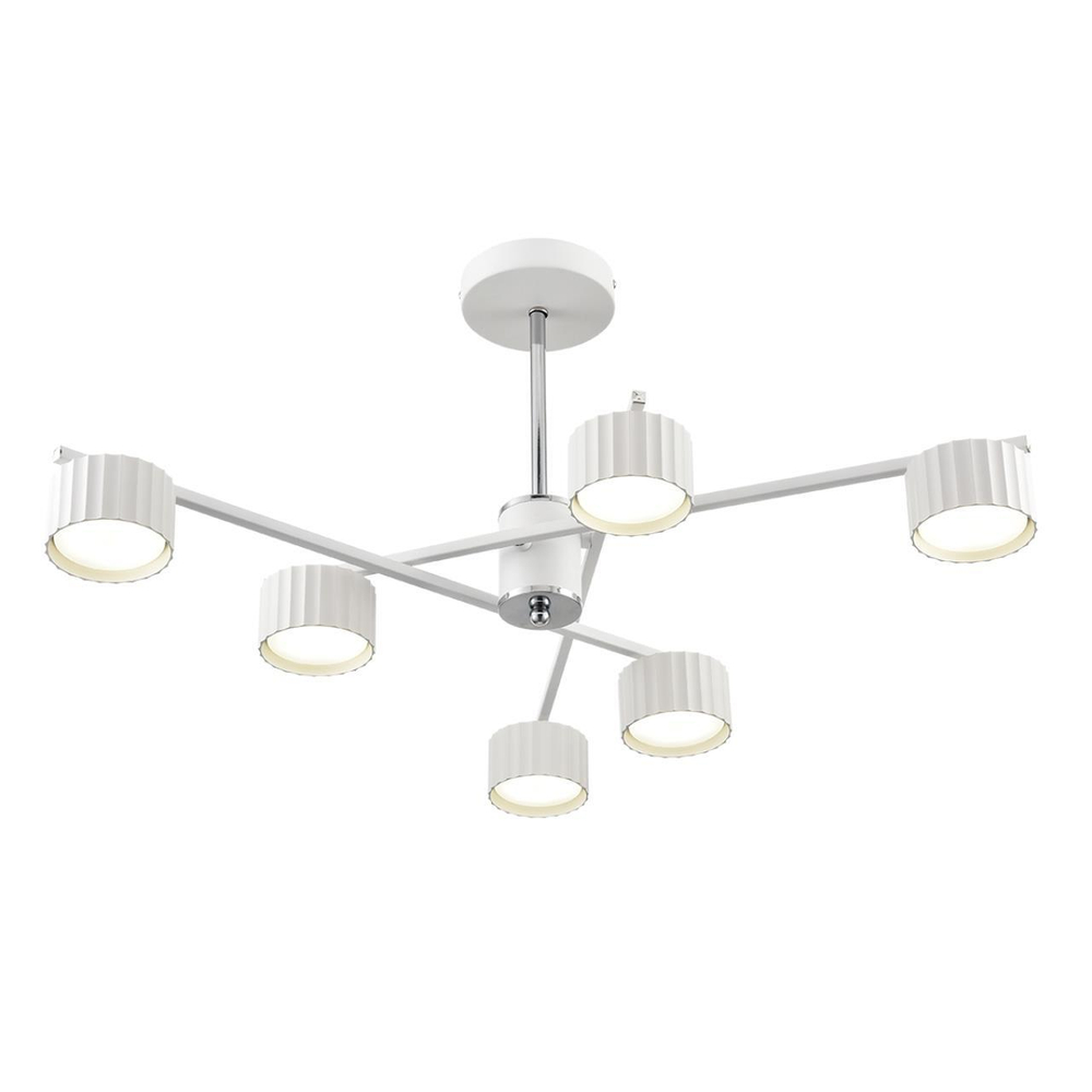 8241/6C COMFI LN25 202 белый/хром, металл Люстра потолочная LED GX53 6*7W 220V KARINA