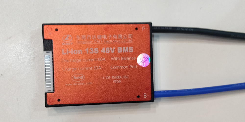 Плата контроля BMS Li-ion 13S 48V 60A