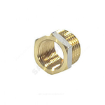 Футорка латунь никель Ду 15х10 (1/2"х3/8") НР/ВР 9024 ГОСТ 32585-2013 Aquasfera 9024-01