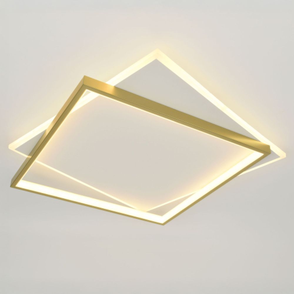 Светильник потолочный светодиодный ЭРА Модерн Lima CLL-1-82 3K-6,5K RC WH+GD с ДУ белый-золото