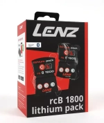 LENZ комплект носки с системой подогрева 1065 HEAT SOCK 4.1 TOE CAP + аккумуляторы  1340 LITHIUM PACK RCB 1800 (298938, black) с зарядкой