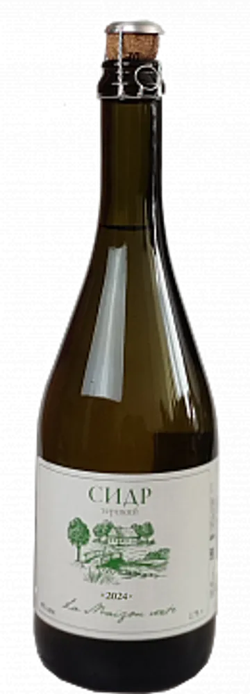 Сидр Ля Мезон Верт Терпкий Полусладкий 2024 / Cider La Maiзon Verte Terpkij Semi-Sweet 2024 0.75 - стекло