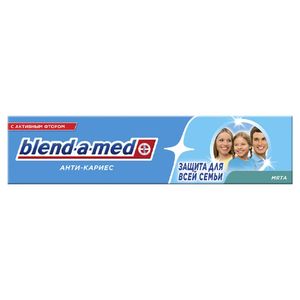 Паста зубная blend-a-med антикариес защита для всей семьи мята 100 мл