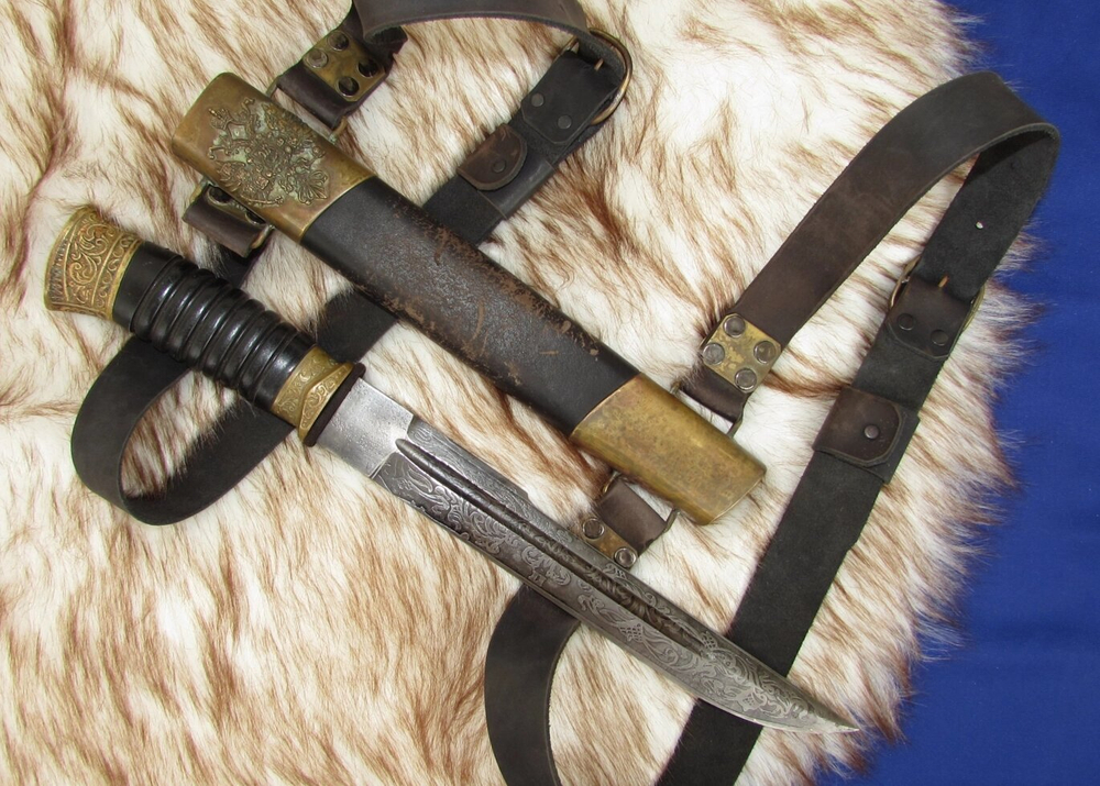 Реплика шашка солдатская Драгунская кованая, образца 1881 года