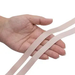 Резинка бретелечная серебристый пион 15 мм  (цв. 168), 640/15