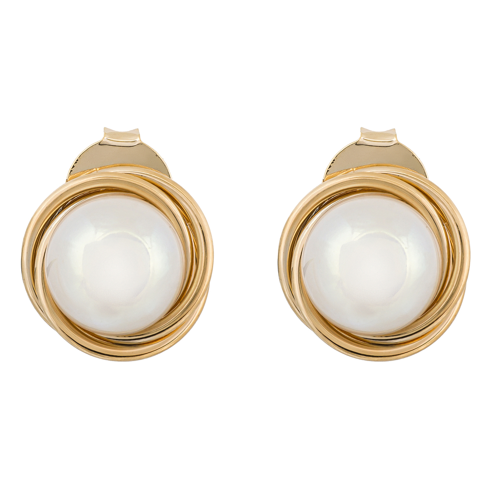 Серьги Fiore Luna WHITE PEARL ACE29685-01 G